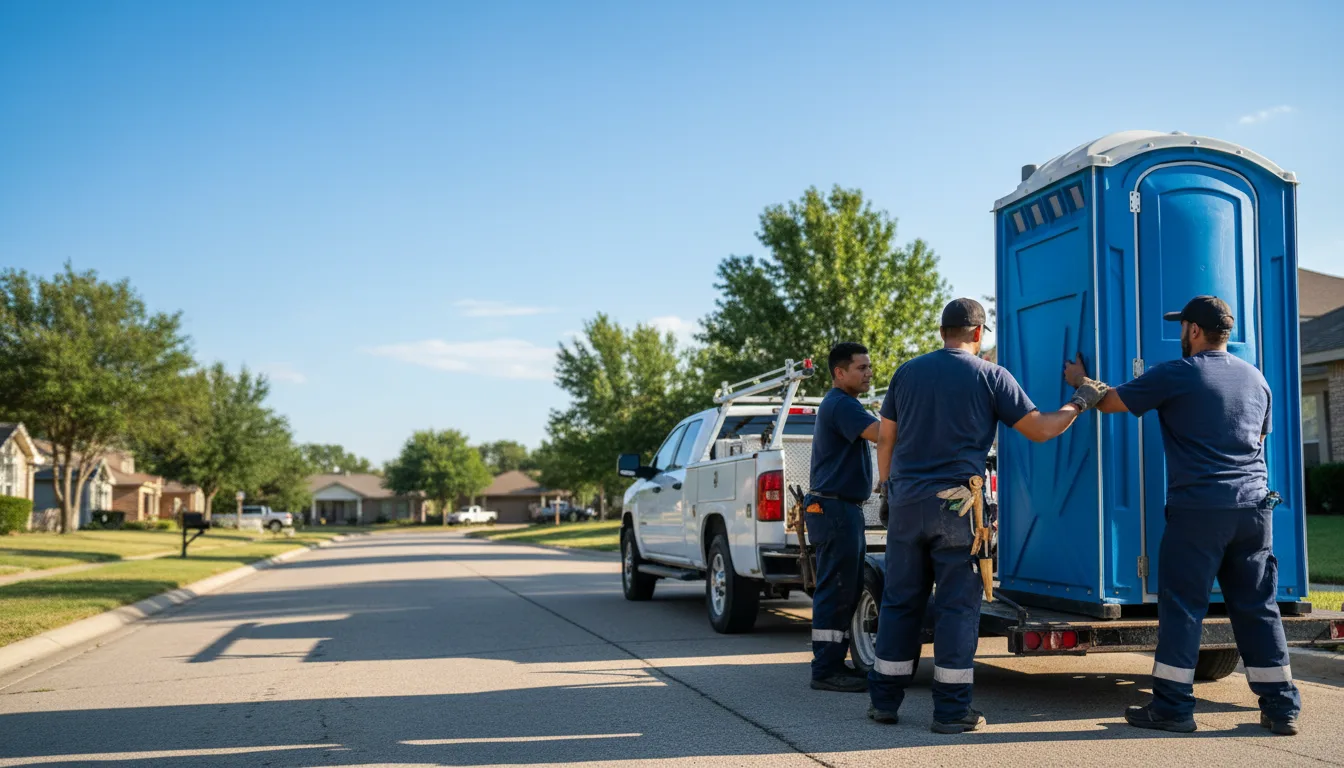 Portable Toilet Rental in Denison, TX near me